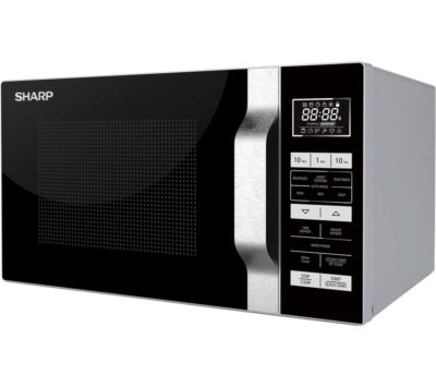 SHARP  R760SLM Microwave with Grill - Silver & Black